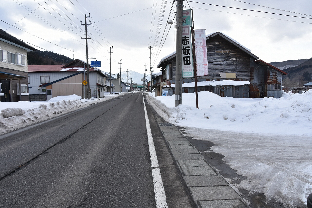 赤坂田簡易郵便局前