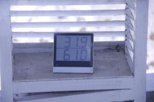 外の温度計