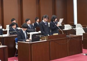発表中の様子