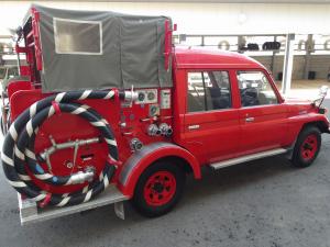 トヨタ消防自動車（ランドクルーザー）右側