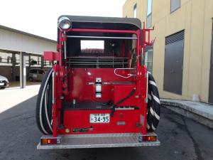 トヨタ消防自動車（ランドクルーザー）後