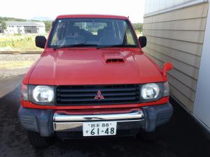 三菱消防自動車（パジェロ）前